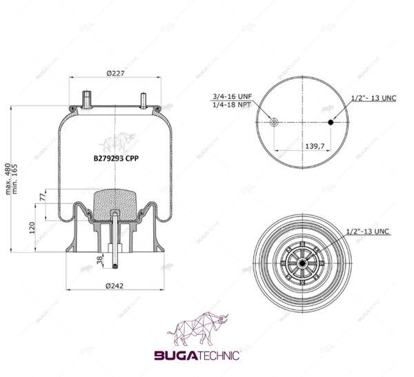 9 9K-15 P 424 AIR SPRING