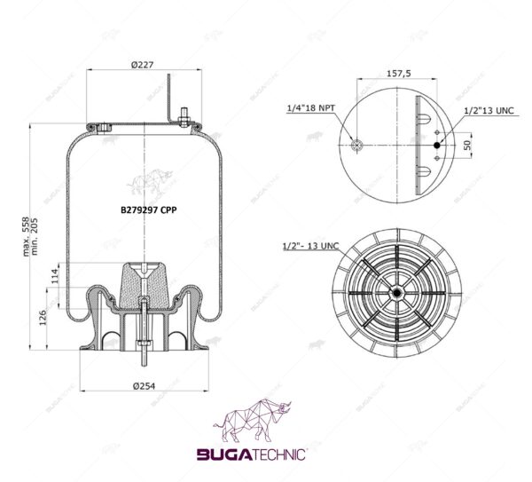 9 10-17.5 P 520 AIR SPRING