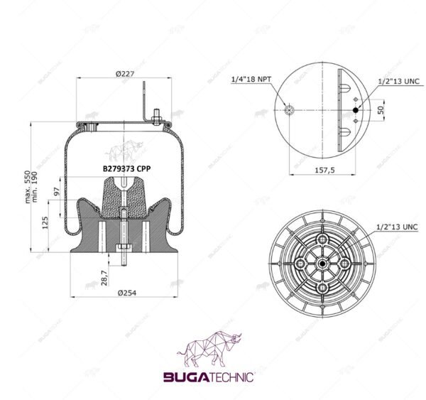 AS9373 AIR SPRING