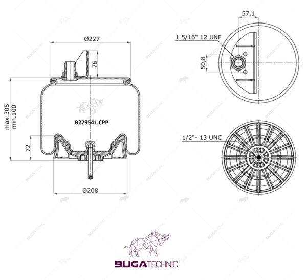 W013589541 AIR SPRING