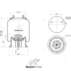 W013589626 AIR SPRING