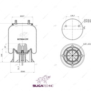 9 10BP-16 P 569 AIR SPRING