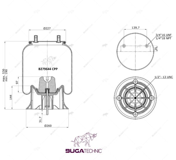 9 10BP-16 P 569 AIR SPRING