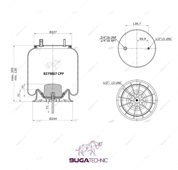 9 10-13.5 P 874 AIR SPRING