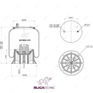 9 10-17.5 P 548 AIR SPRING